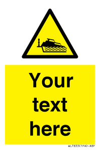 Custom warning grounding cruiser on lock cill